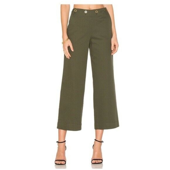Theory Pants - New Theory Namid Green Myrtle Washed Crop Chino 8